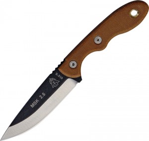 Cuchillo TOPS Mini Scandi Knife Micarta, brown MSK25