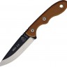 Messer TOPS Mini Scandi Knife Micarta, brown MSK25