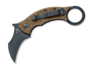 Складной нож Fox Knives Tribal K Titanium Bronze Black PVD