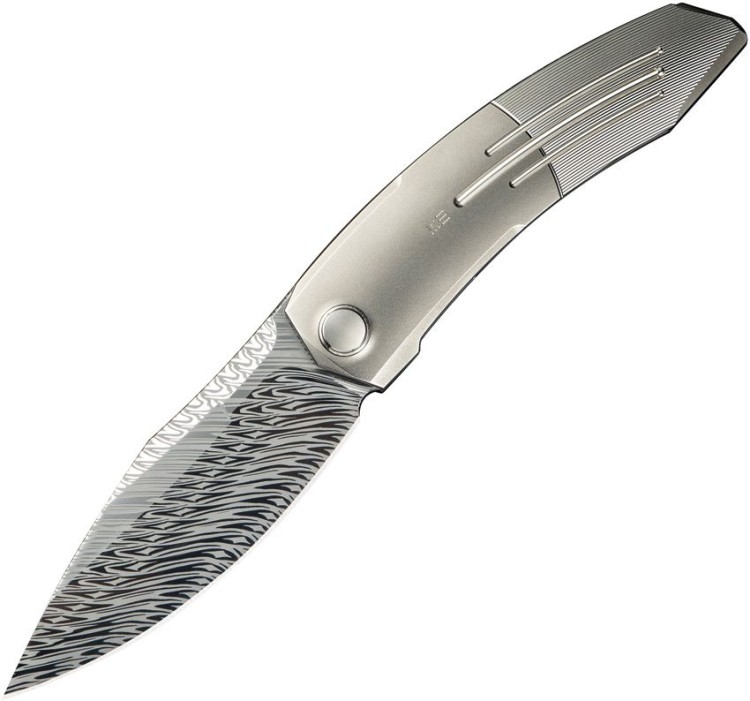 Cuchillo Cuchillo plegable | Navajas We Knife Sine Wave Nested Linerlock | Damasteel