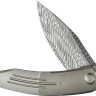 Cuchillo Cuchillo plegable | Navajas We Knife Sine Wave Nested Linerlock | Damasteel