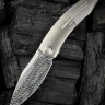 Cuchillo Cuchillo plegable | Navajas We Knife Sine Wave Nested Linerlock | Damasteel