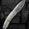 Cuchillo Cuchillo plegable | Navajas We Knife Sine Wave Nested Linerlock | Damasteel