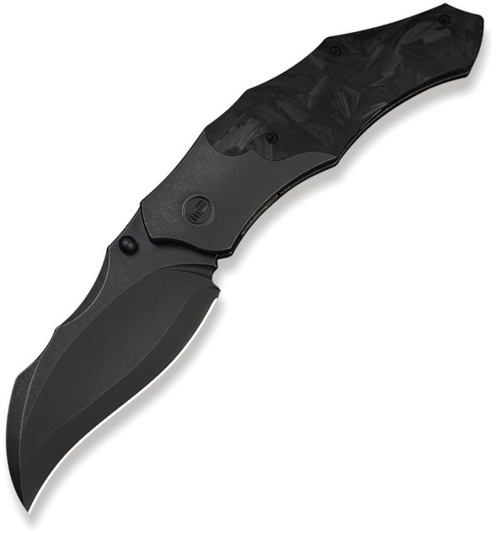 Taschenmesser WE Knife Orc Boss | 20CV Ti Shredded CF | All Black 