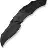 Taschenmesser WE Knife Orc Boss | 20CV Ti Shredded CF | All Black 