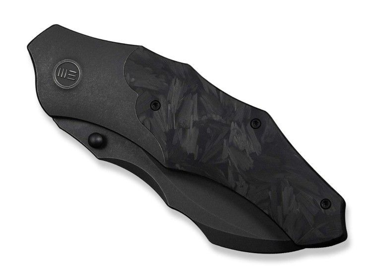 Taschenmesser WE Knife Orc Boss | 20CV Ti Shredded CF | All Black  Taschenmesser WE Knife Orc Boss | 20CV Ti Shredded CF | All Black