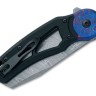 Cuchillo Cuchillo plegable | Navajas Fox Knives Metamorphosis Sheepfoot | Damascus | Titanium Black