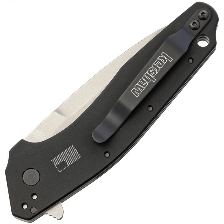 Kershaw Dividend Linerlock A/O Black folding knife 1812BLK Kershaw Dividend Linerlock A/O Black folding knife 1812BLK