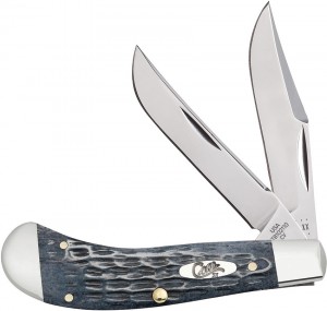 Case Cutlery Pocket Worn Gray Bone Crandall Jig Saddlehorn pocket knife 58417 