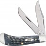 Case Cutlery Pocket Worn Gray Bone Crandall Jig Saddlehorn pocket knife 58417 