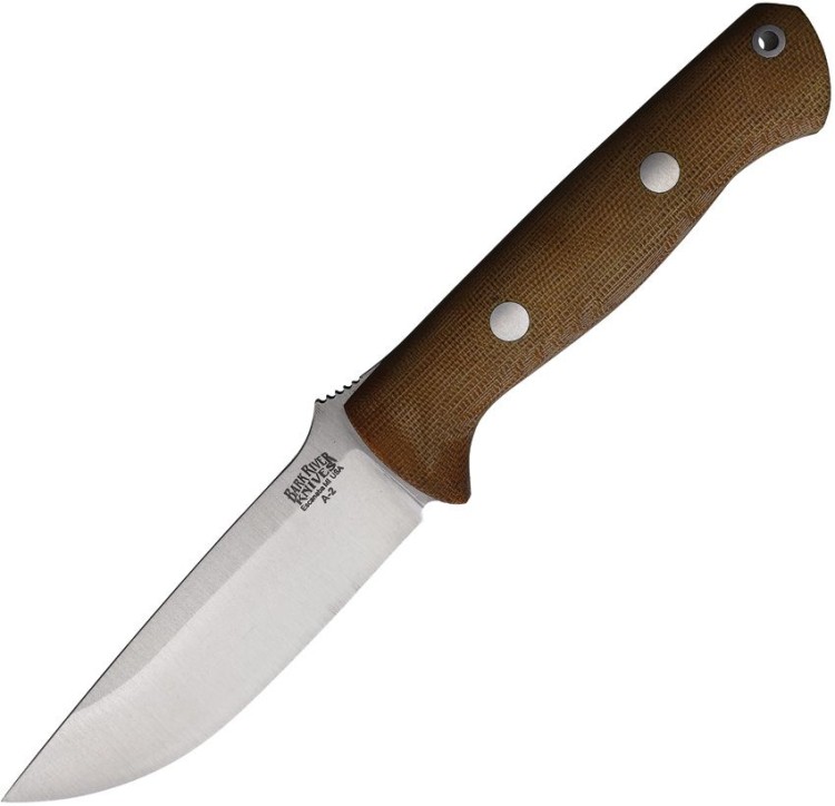 Cuchillo Cuchillo | Navajas Bark River Bravo 1 Natural Canvas Micarta