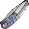 Cuchillo Cuchillo plegable | Navajas We Knife Sine Wave | Nested Flame | Linerlock