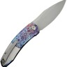 Cuchillo Cuchillo plegable | Navajas We Knife Sine Wave | Nested Flame | Linerlock