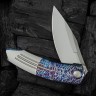 Cuchillo Cuchillo plegable | Navajas We Knife Sine Wave | Nested Flame | Linerlock