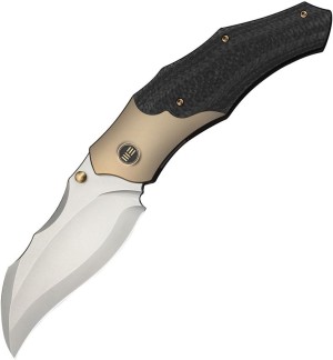 Taschenmesser WE Knife Orc Boss | 20CV | Champagne Ti Twill CF