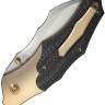 Taschenmesser WE Knife Orc Boss | 20CV | Champagne Ti Twill CF