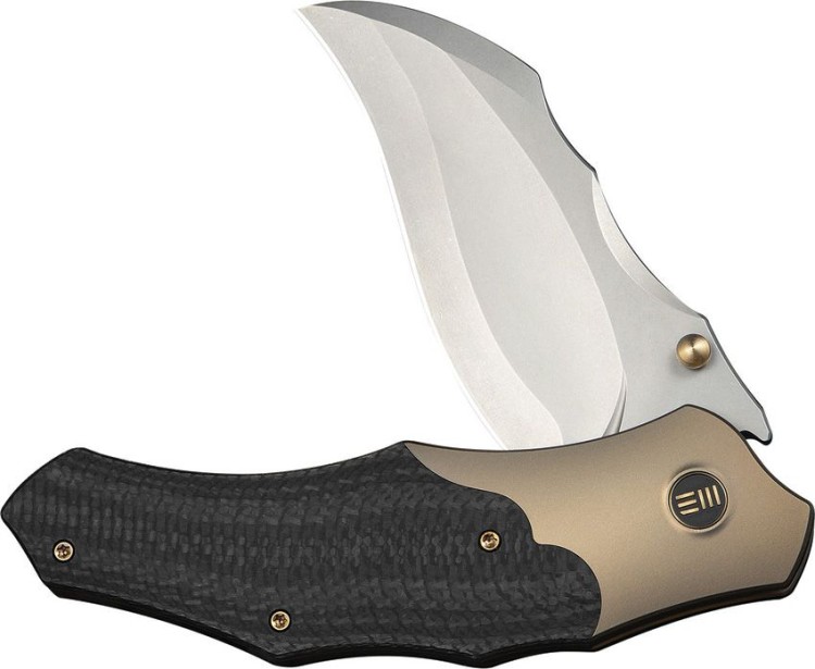 Taschenmesser WE Knife Orc Boss | 20CV | Champagne Ti Twill CF Taschenmesser WE Knife Orc Boss | 20CV | Champagne Ti Twill CF