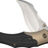 Taschenmesser WE Knife Orc Boss | 20CV | Champagne Ti Twill CF