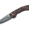 Складной нож Fox Radius Damascus Space Coral CF Limited Edition LTD FX-550DCF