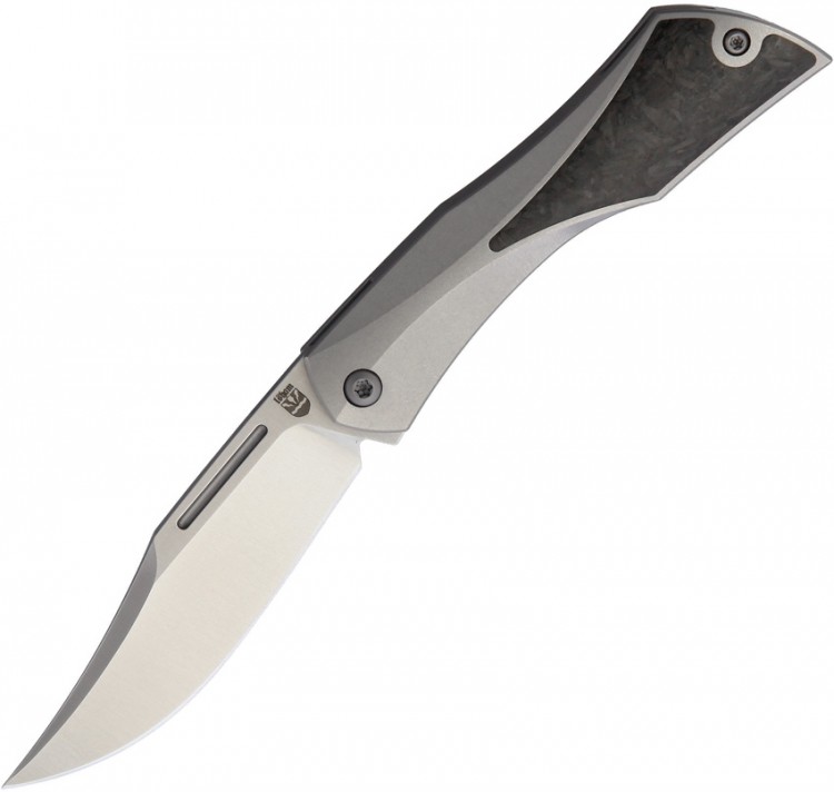 Складной нож Isham Bladeworks Blackstar V2 Slip carbon fiber inlay