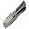 Isham Bladeworks Blackstar V2 Slip folding knife carbon fiber inlay