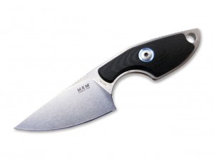 MKM Knives Mikro 1 neck knife black G-10 MR01-CF 1