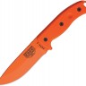 Feststehendes Messer ESEE Model 5 orange/orange G10 black kydex sheath