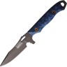 Cuchillo Cuchillo | Navajas Dawson Knives Smuggler | Fixed Blade Black/Blue