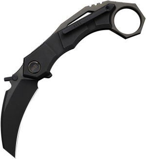 Taschenmesser WE Knife Tayra | M390 | Black & Bronze Ti Black Stonewashed