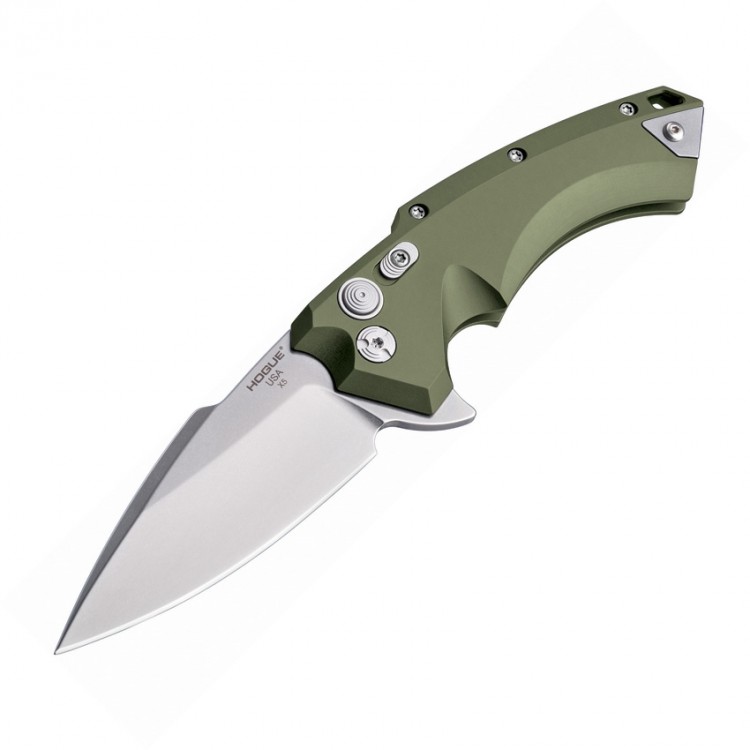 Складной нож Hogue X5 Button Lock OD Spear folding knife