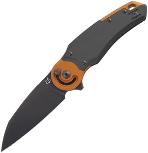 Складной нож Fox Knives Metamorphosis | Wharncliffe M390 | Aluminum Black & Orange PVD