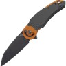 Складной нож Fox Knives Metamorphosis | Wharncliffe M390 | Aluminum Black & Orange PVD