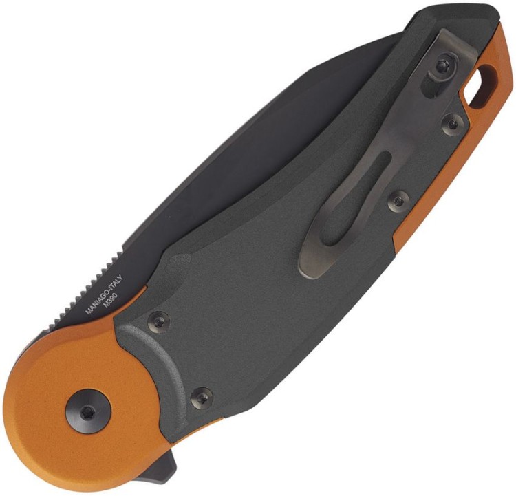 Taschenmesser Fox Knives Metamorphosis | Wharncliffe M390 | Aluminum Black & Orange PVD