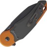 Складной нож Fox Knives Metamorphosis | Wharncliffe M390 | Aluminum Black & Orange PVD