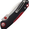 Taschenmesser Maxace Toucan Black/Red | G10 