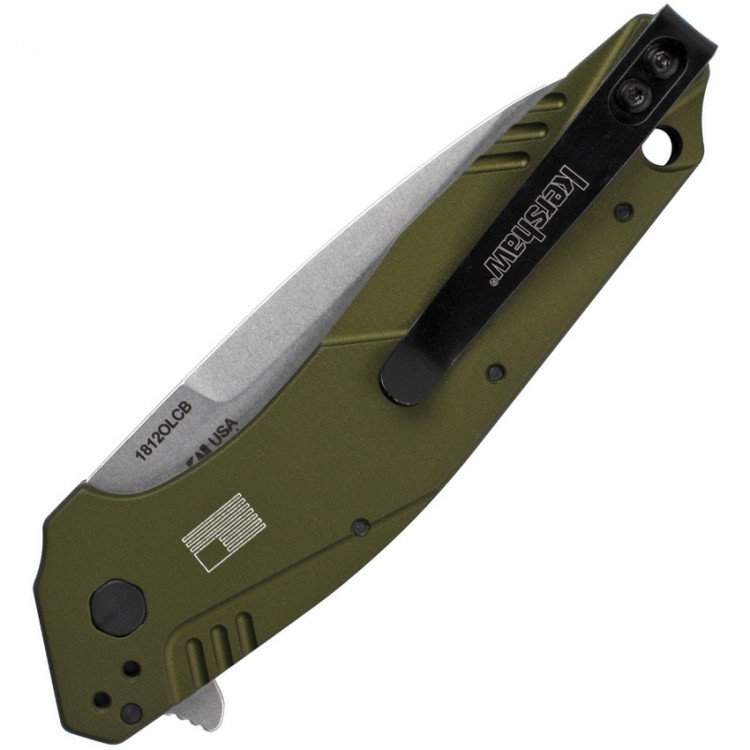 Kershaw Dividend Composite folding knife olive drab 1812OLCB Kershaw Dividend Composite folding knife olive drab 1812OLCB