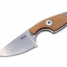 Шейный нож MKM Knives Mikro 1 natural canvas micarta MR01-NC