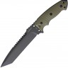 Hogue EX F01 Fixed Tanto Blade olive drab