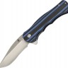 Cuchillo Kizer Cutlery Dorado Linerlock folding knife blue