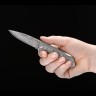 Böker Plus Damascus Dominator folding knife 01BO511DAM