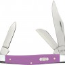 Case Cutlery Lilac Synthetic Smooth Medium Stockman pocket knife 39167