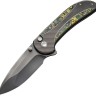 Taschenmesser WE Knife Zizzit Titanium, Grey Toxic Storm CF