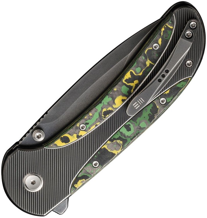 Taschenmesser WE Knife Zizzit Titanium, Grey Toxic Storm CF