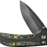 Taschenmesser WE Knife Zizzit Titanium, Grey Toxic Storm CF