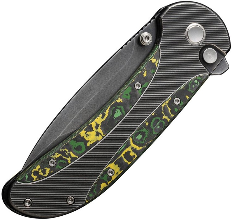 Taschenmesser WE Knife Zizzit Titanium, Grey Toxic Storm CF