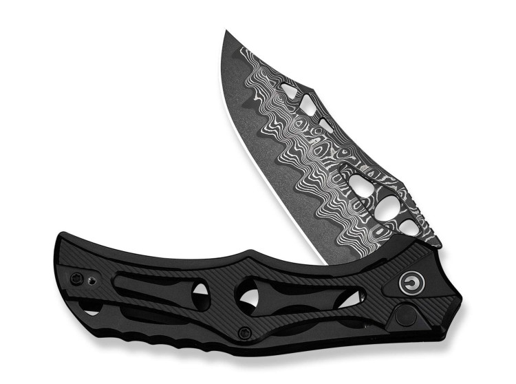 Taschenmesser CIVIVI Biophase Damascus | Black Aluminum & G10 Taschenmesser CIVIVI Biophase Damascus | Black Aluminum & G10