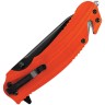 Cuchillo Cuchillo plegable | Navajas Kershaw Barricade | Serrated Orange GFN
