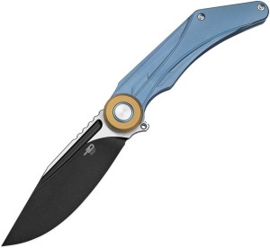Taschenmesser Bestech Knives Seraph Titanium Blue | M390