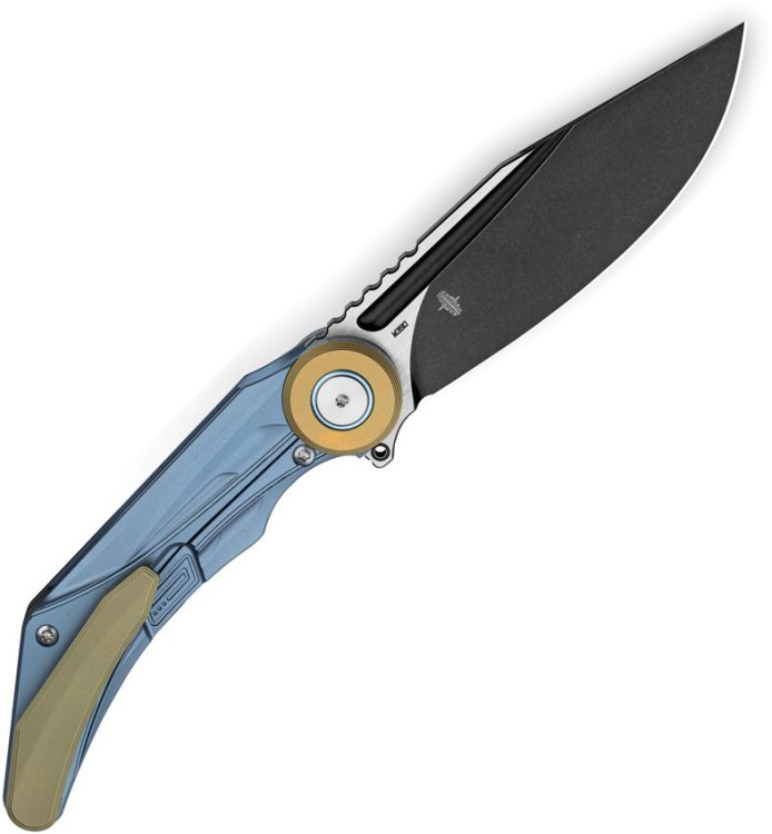 Taschenmesser Bestech Knives Seraph Titanium Blue | M390
