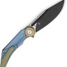 Taschenmesser Bestech Knives Seraph Titanium Blue | M390